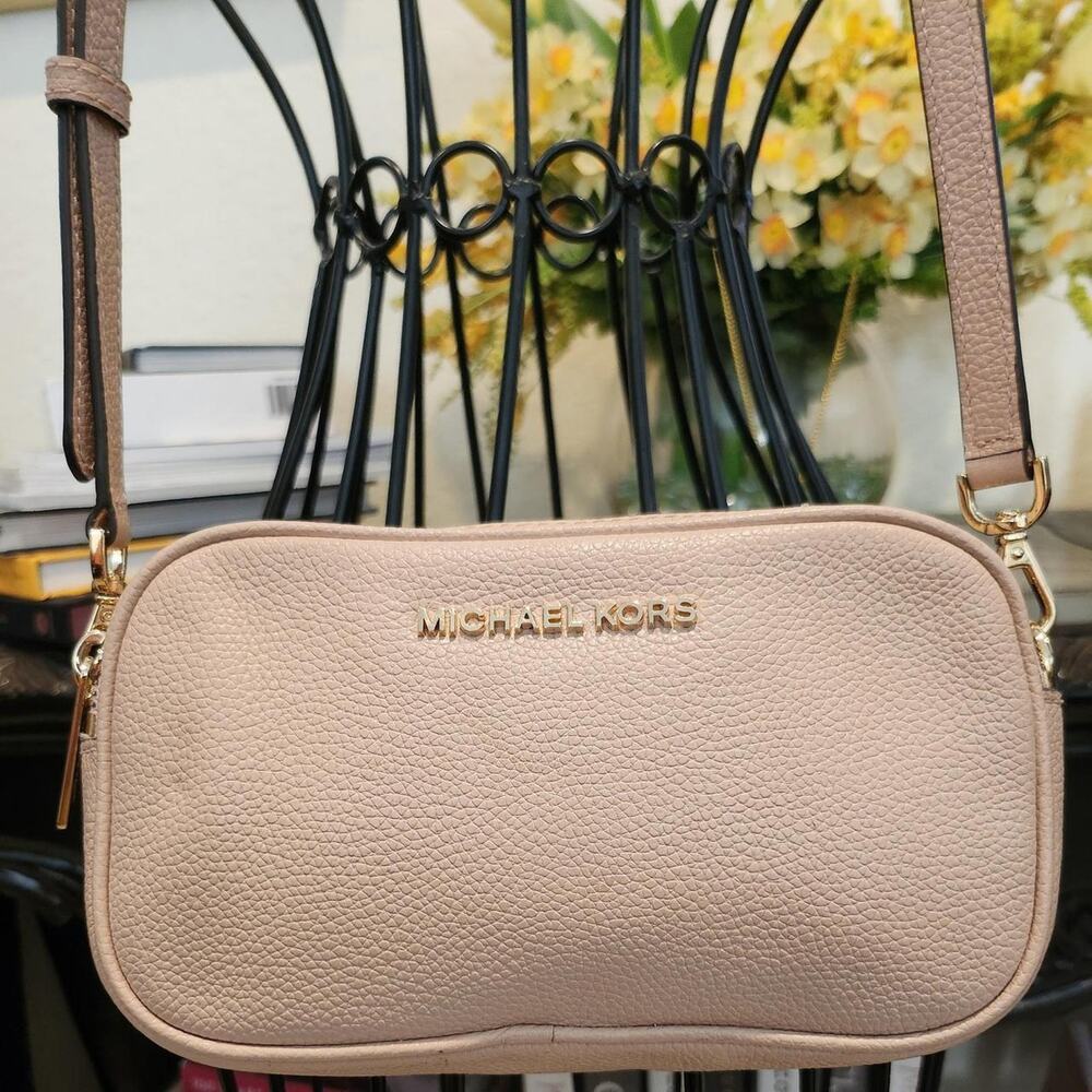 Michael Kors pebbled leather crossbody bag